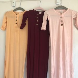 LouLou&Company newborn knotted gowns